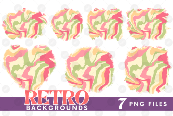 Download Retro Background Bundle Png Fluid Paper - Background Collection