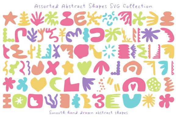 Download Hand Drawn Abstract Shapes SVG - Hand drawn Collection