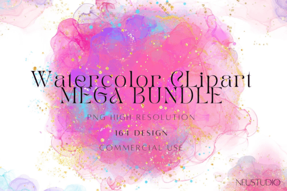 Download Watercolor Background Clipart BUNDLE - Background Collection